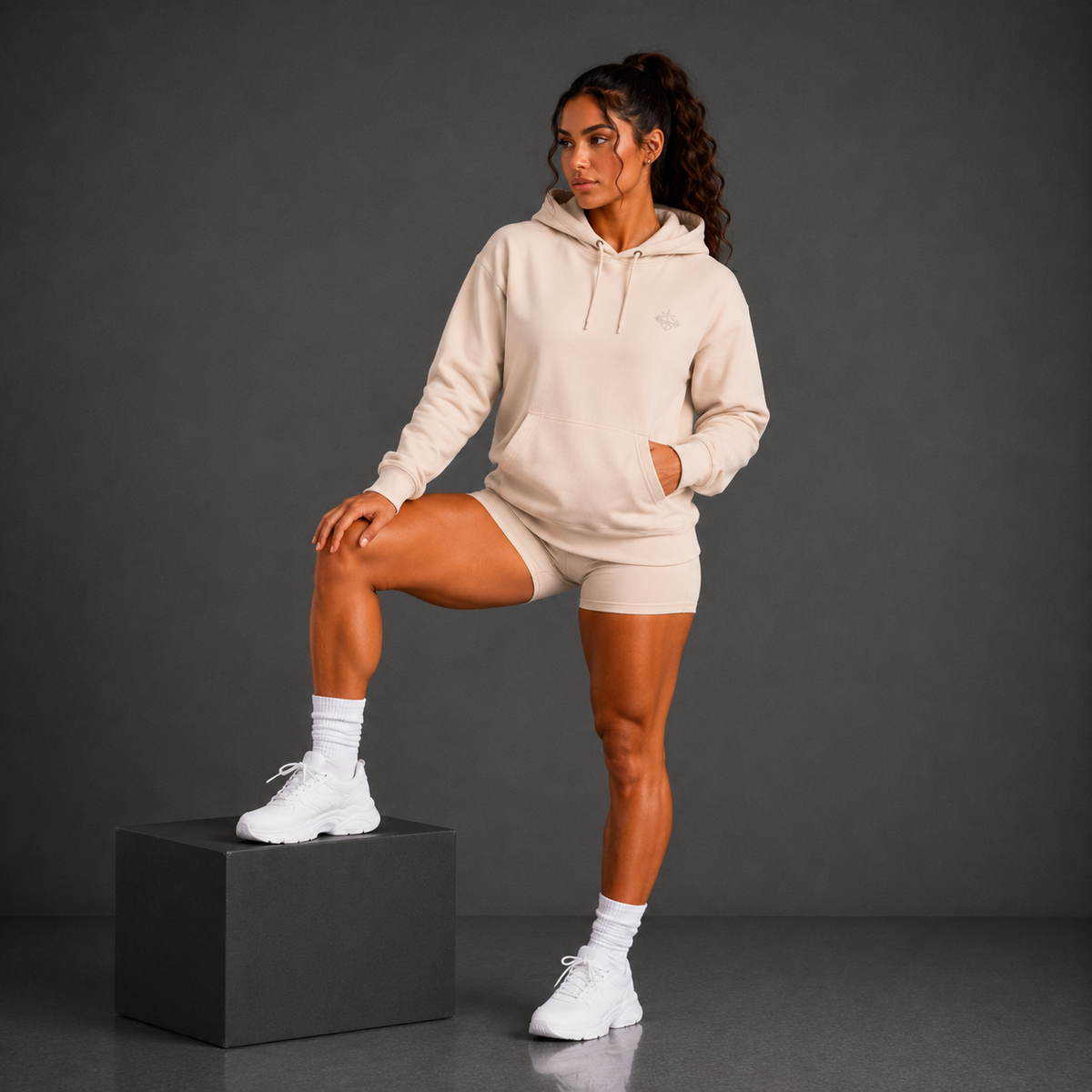 Pale Pink - A Spirit of Power Women's Hoodie