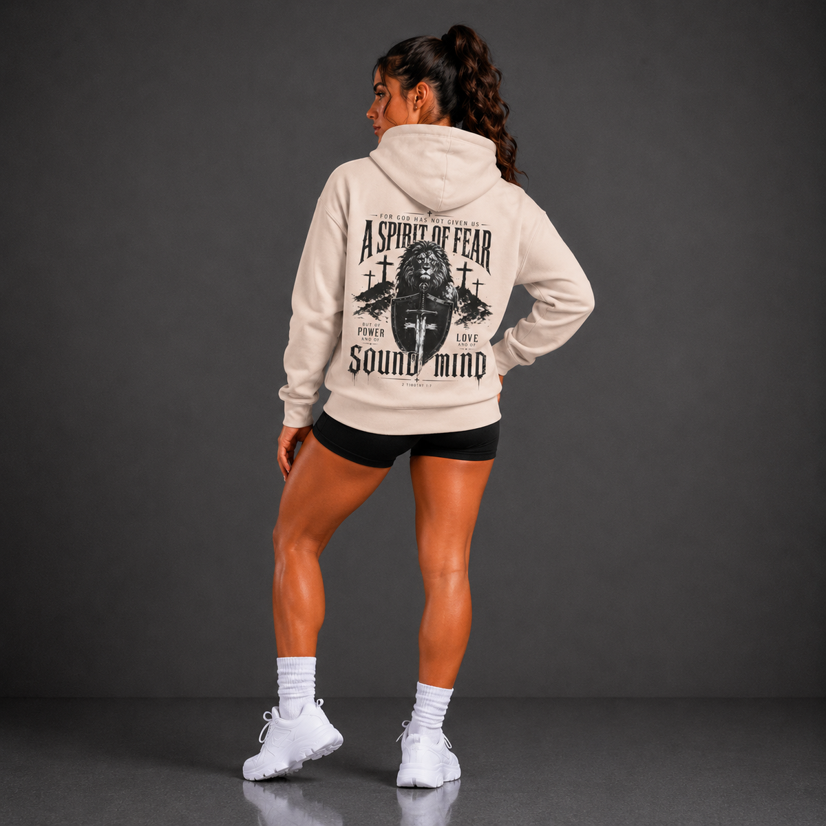 Pale Pink - A Spirit of Power Women's Hoodie