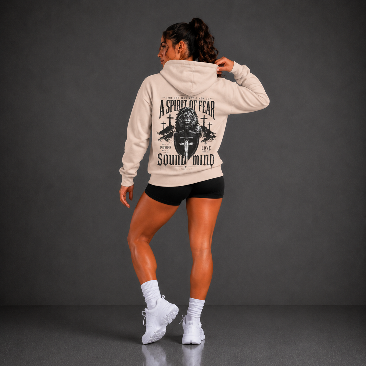 Pale Pink - A Spirit of Power Women's Hoodie