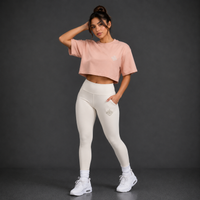 Pale Pink - A Spirit of Power Crop Top