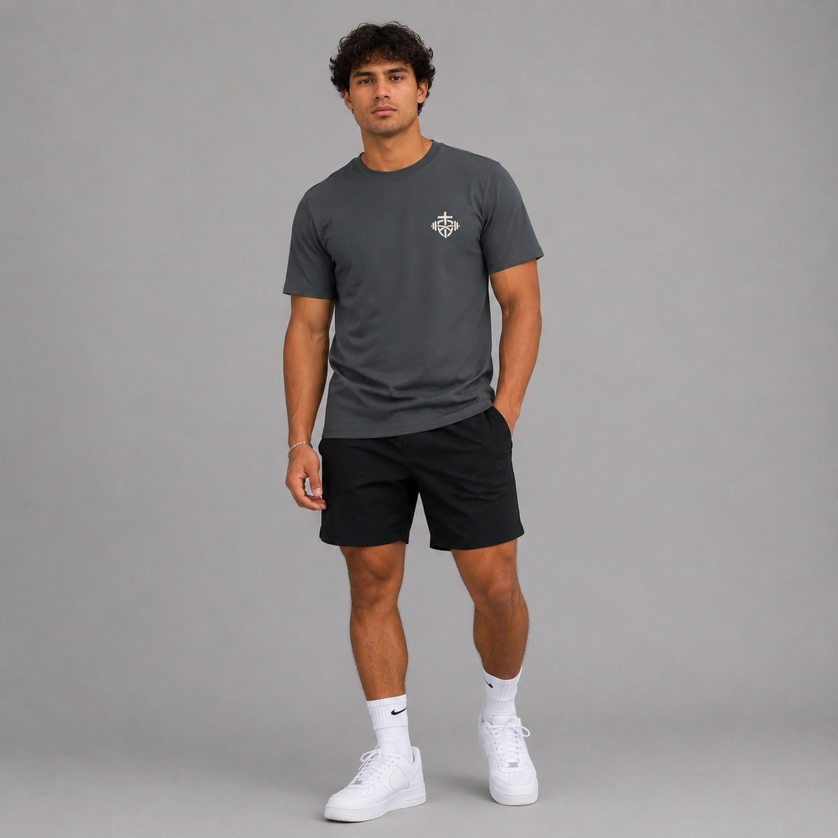Iron Grey - If God Be For Us Who Can Be Against Us Men's Performance Tee