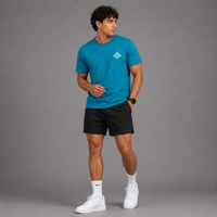 Tropic Blue - If God Be For Us Who Can Be Against Us Men's Performance Tee