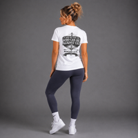 White - Romans 8:31 Women's Performance Tee