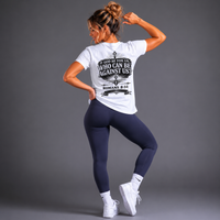 White - Romans 8:31 Women's Performance Tee