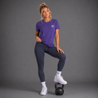 Purple - Romans 8:31 Women's Performance Tee
