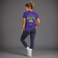 Purple - Romans 8:31 Women's Performance Tee