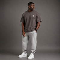 Dark Grey - Romans 8:31 Men's Oversized Tee