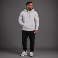 Heather Grey - Romans 8:31 Men's Hoodie