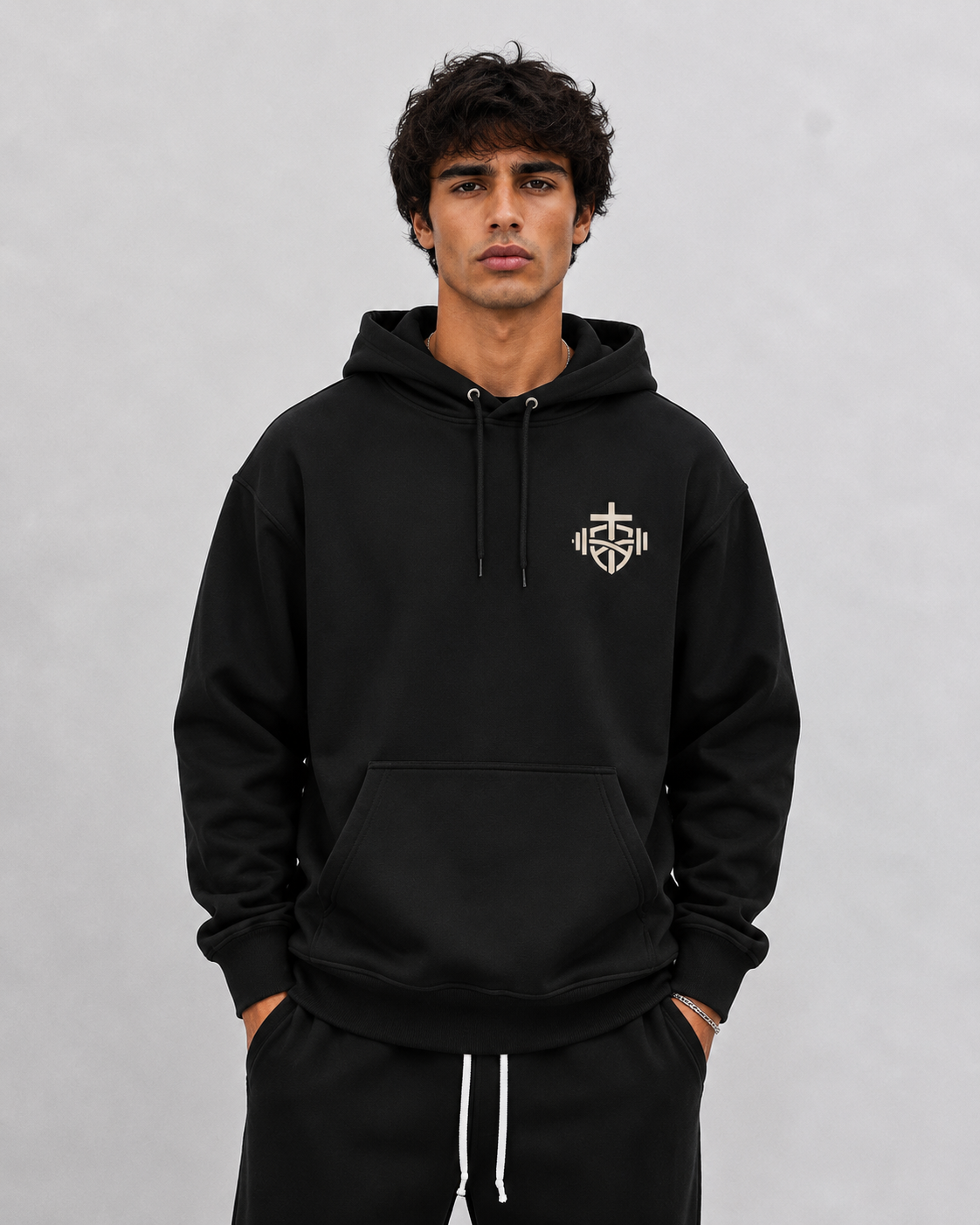Black - Fear the Lamb Men's Hoodie