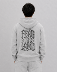 Heather Grey - Fear the Lamb Men's Hoodie