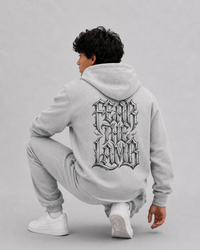 Heather Grey - Fear the Lamb Men's Hoodie