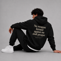 Black - Isaiah 54:17 No Weapon Hoodie