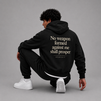 Black - Isaiah 54:17 No Weapon Hoodie