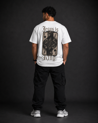 White - Jesus Is King T-Shirt