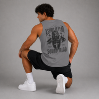 Grey - A Spirit of Power Men's Tank Top