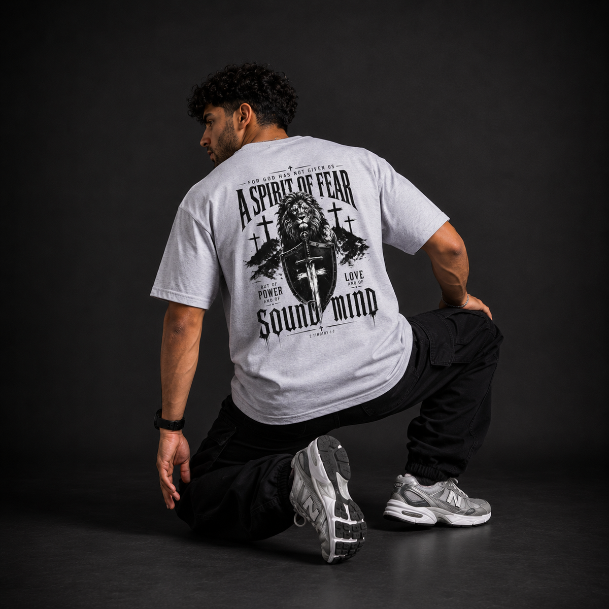 Heather Grey - Spirit of Power Men's Tee
