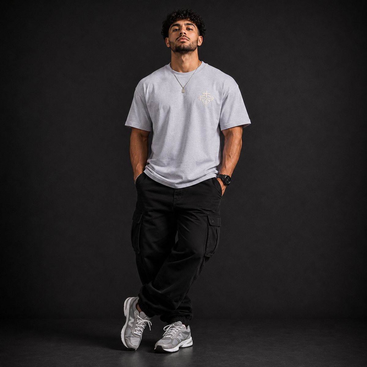 Heather Grey - Spirit of Power Men's Tee