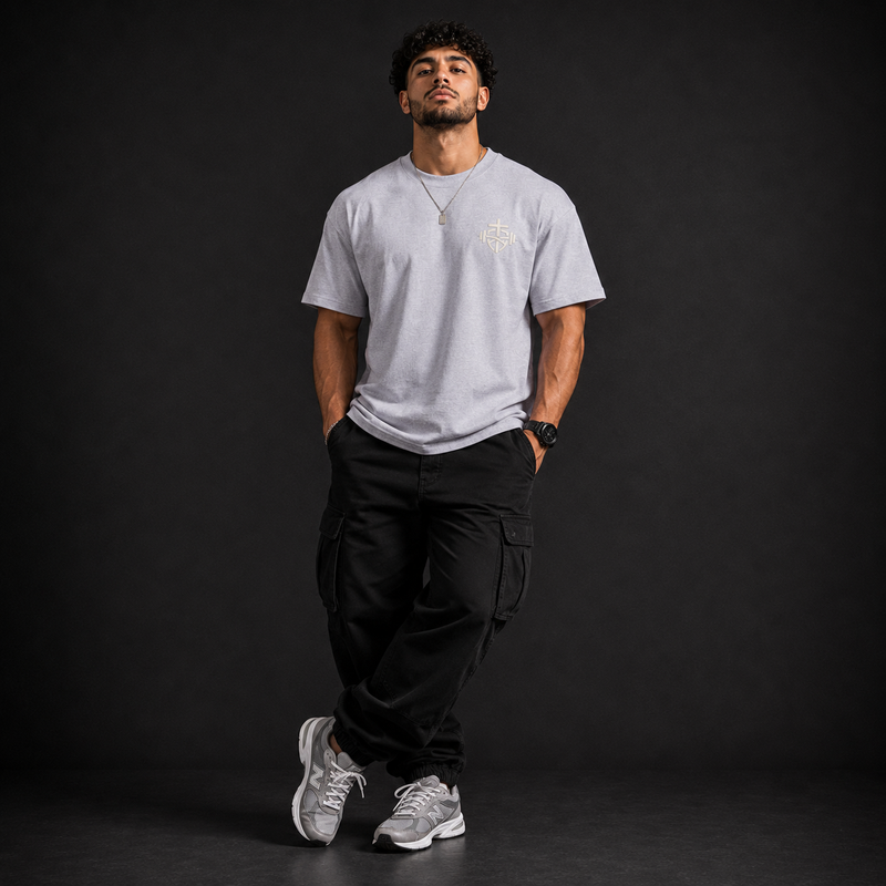 Heather Grey - Spirit of Power Men's Tee