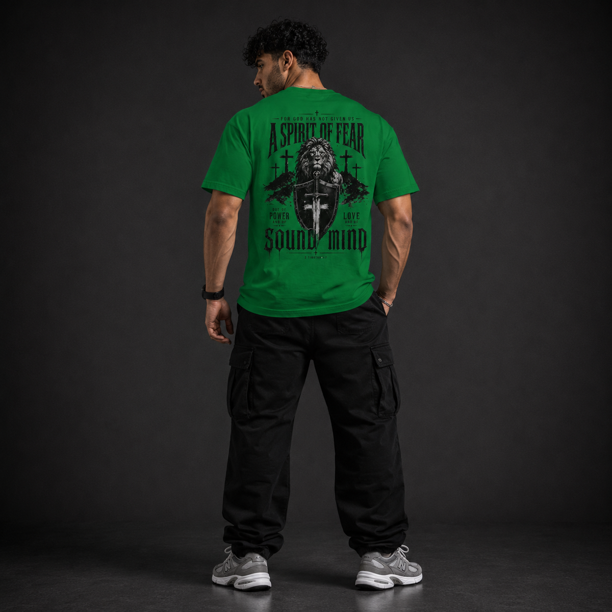 Kelly Green - Spirit of Power Men's Tee